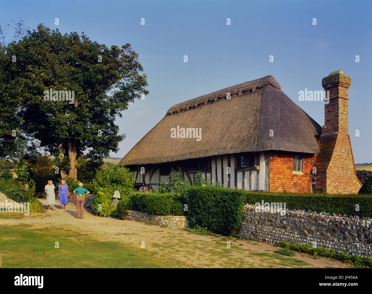 Alfriston Clergy House. East Sussex, England, UK Stock Photo