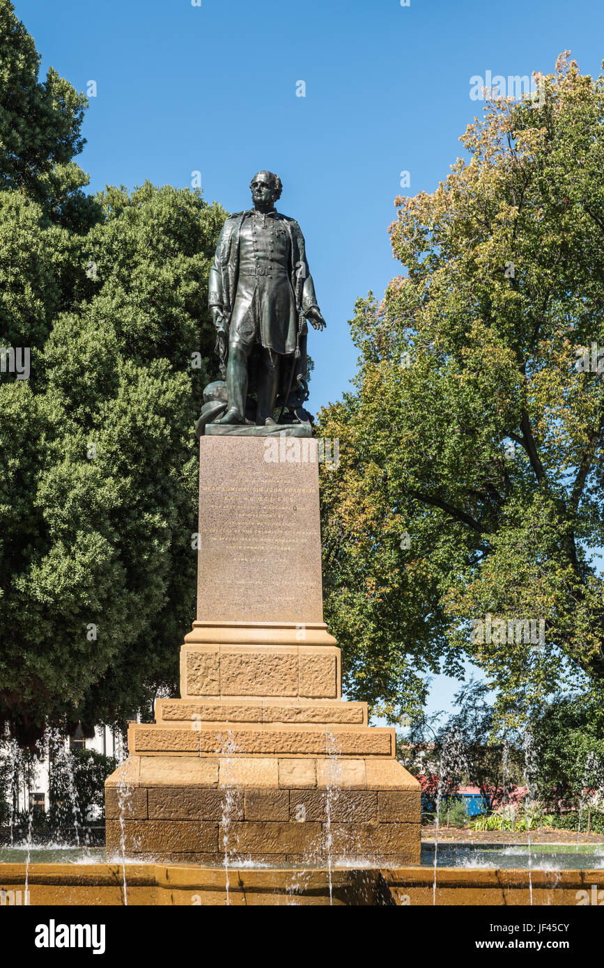 Hobart, Australia March 19. 2017 Tasmania. Bronze statue of Rear