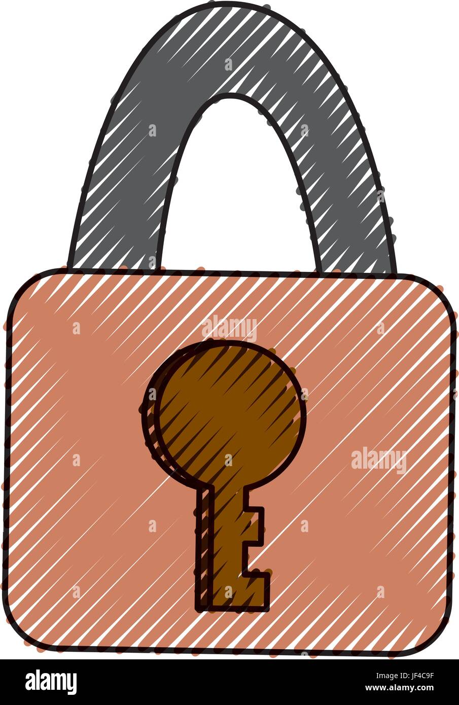 Security padlock isolated Stock Vector Image & Art - Alamy