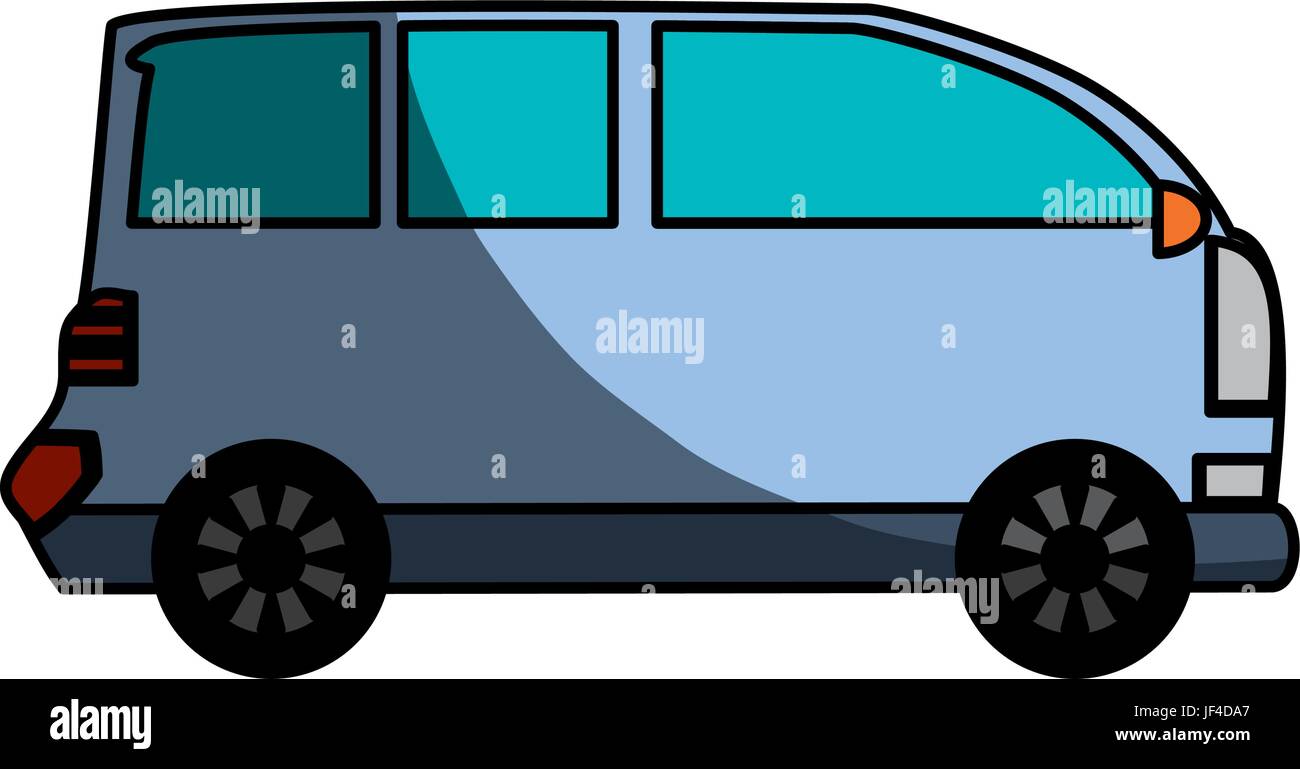 Van transport vehicle Stock Vector Image & Art - Alamy