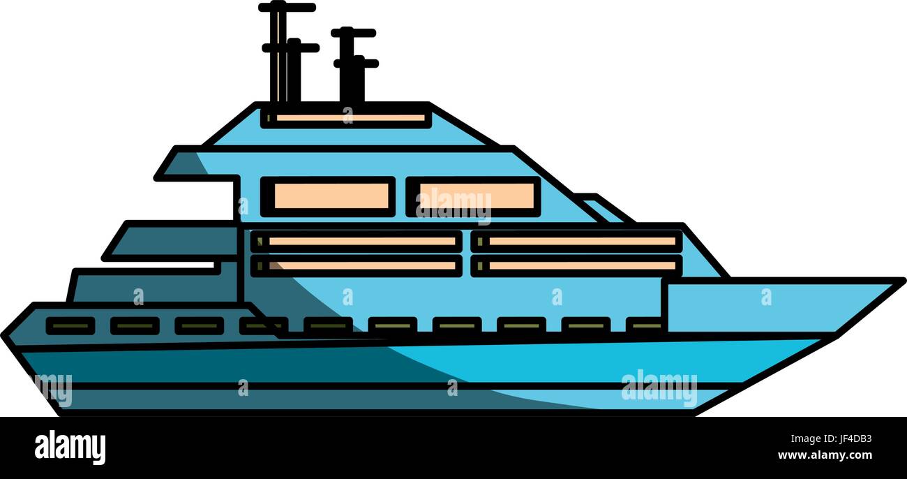 Luxury yacht isolated Stock Vector Image & Art - Alamy