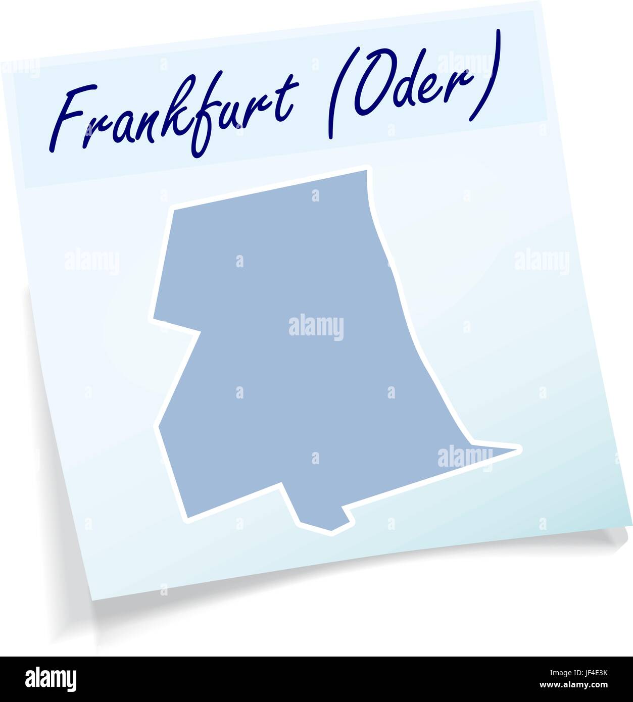 Frankfurt oder map hi-res stock photography and images - Alamy