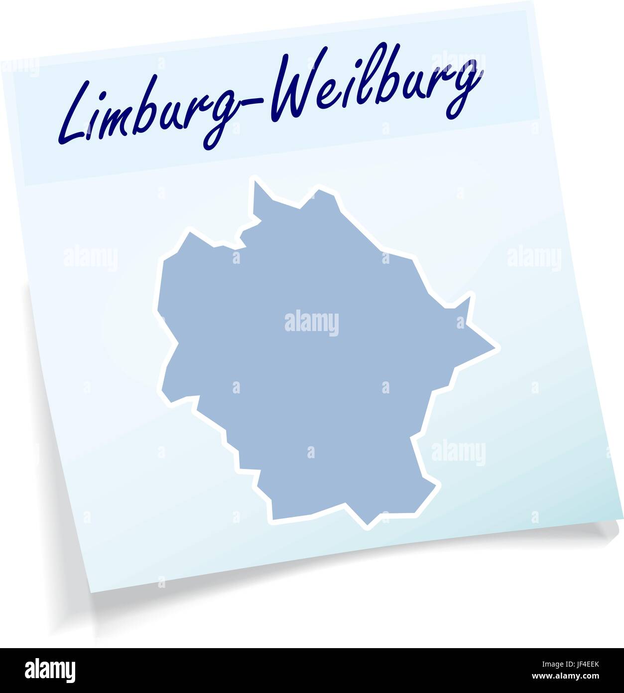 limburg-weilburg as notepad Stock Vector