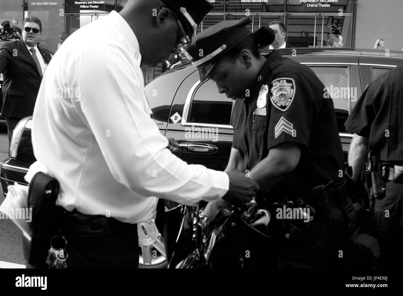 New York Police officers Stock Photo