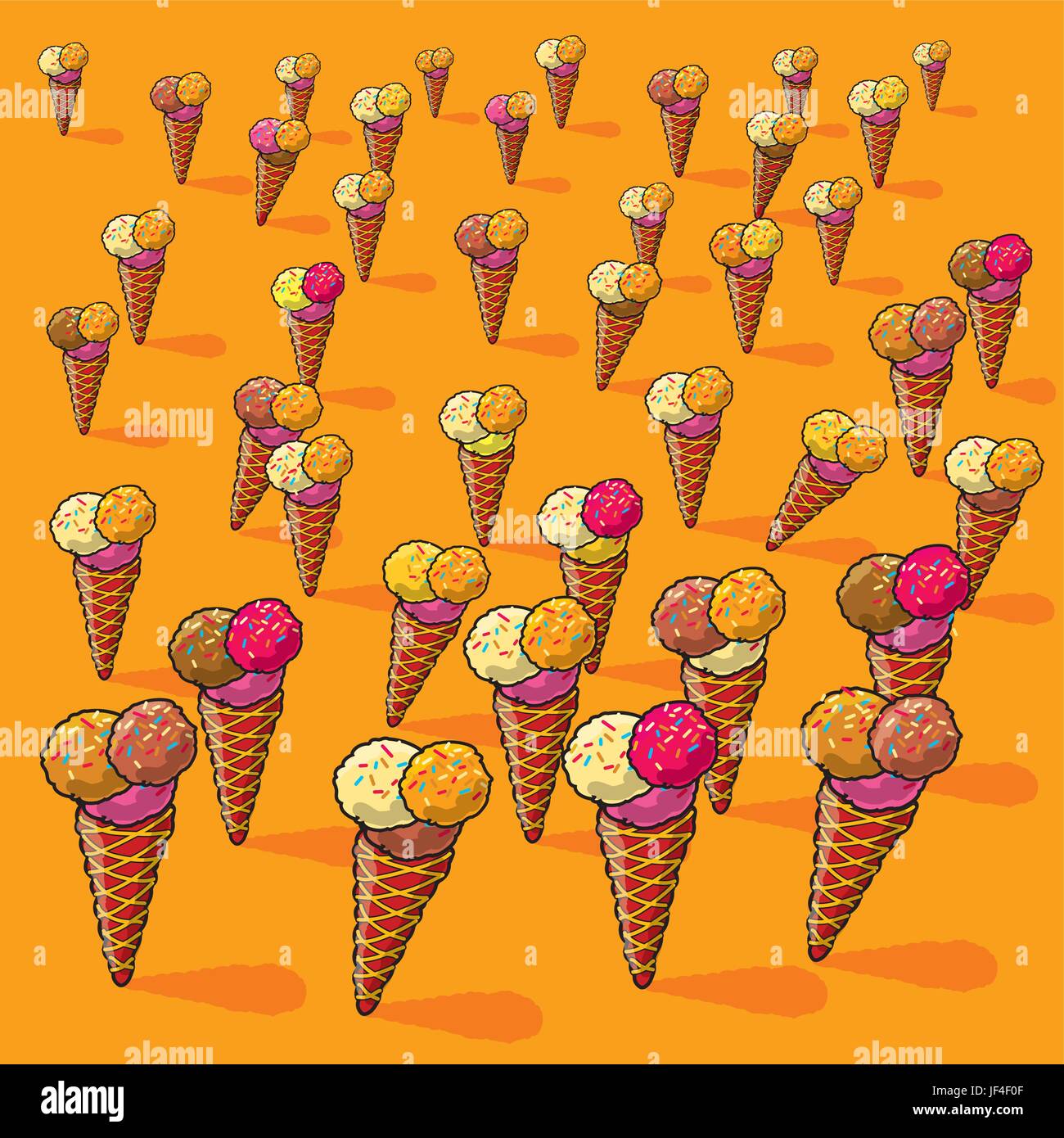 Ice cream parlour funny Stock Vector Images Alamy
