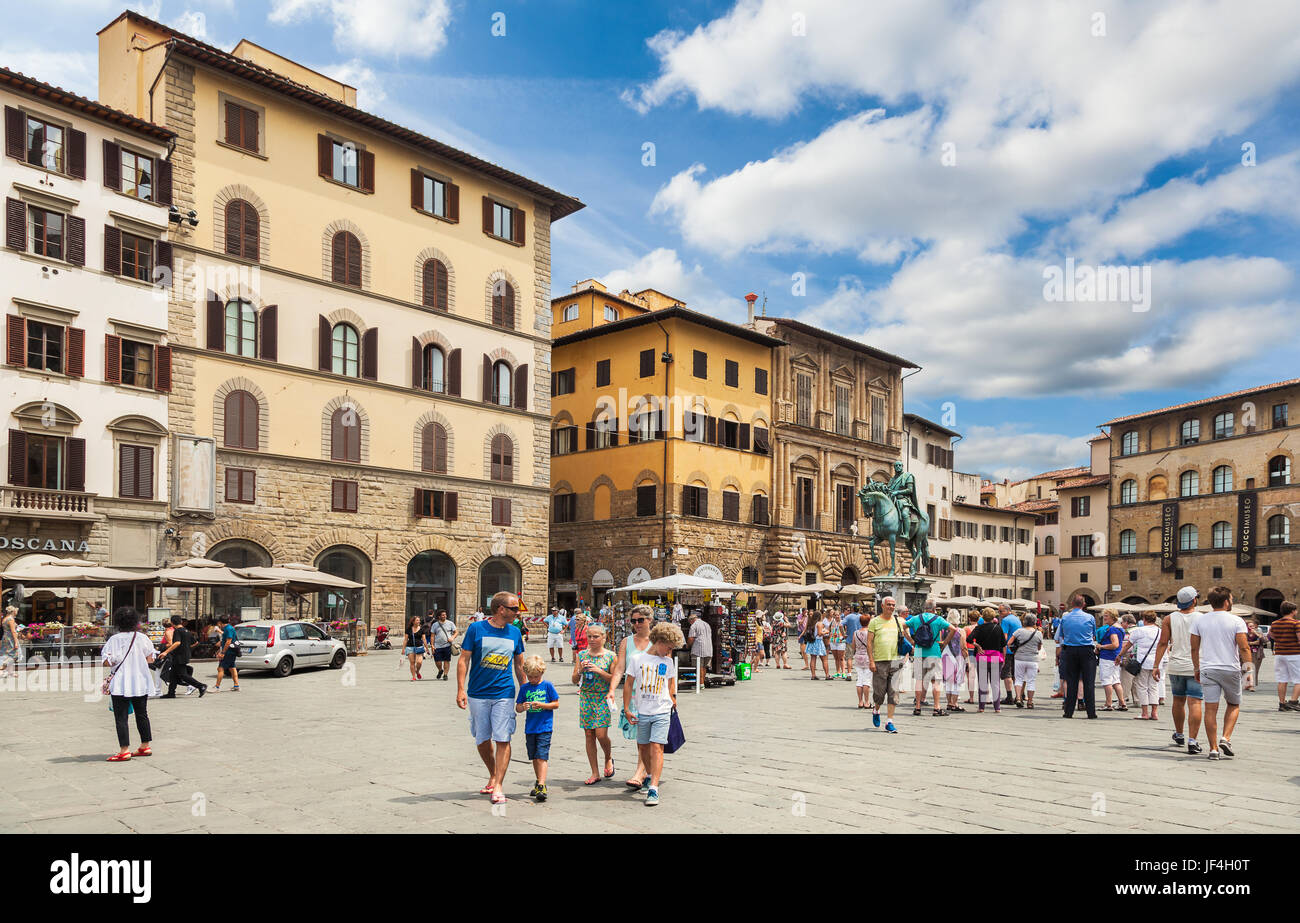 Florence's historic center. Italy Stock Photo