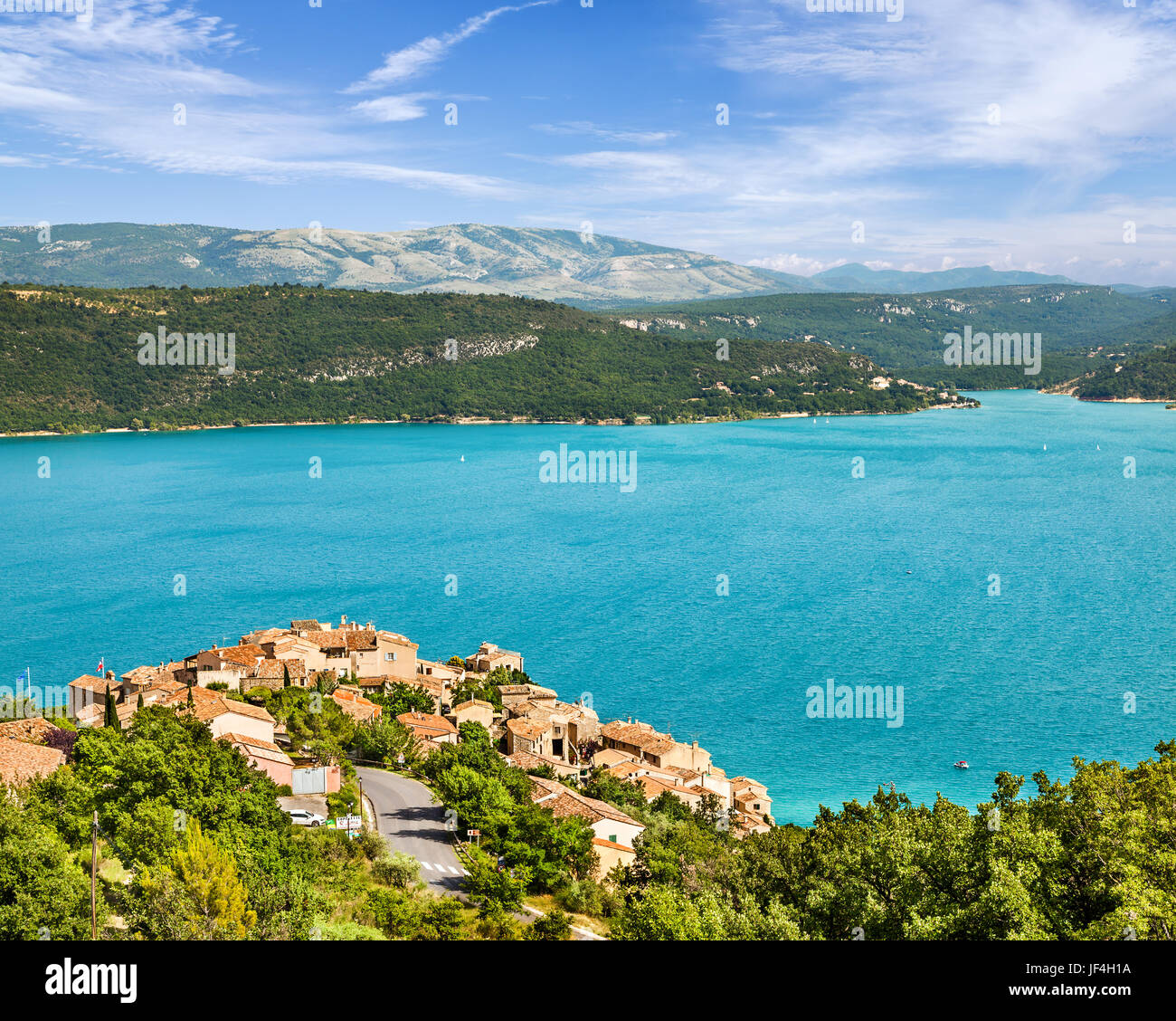 St Croix Lake. France Stock Photo Alamy
