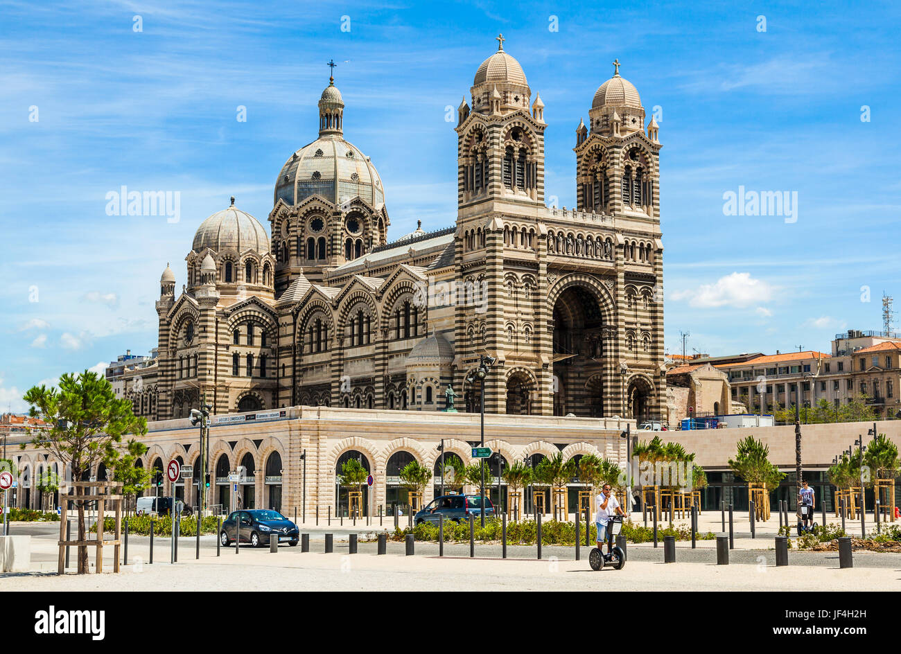 Cathedral de la Major in Marseille, France Stock Photo