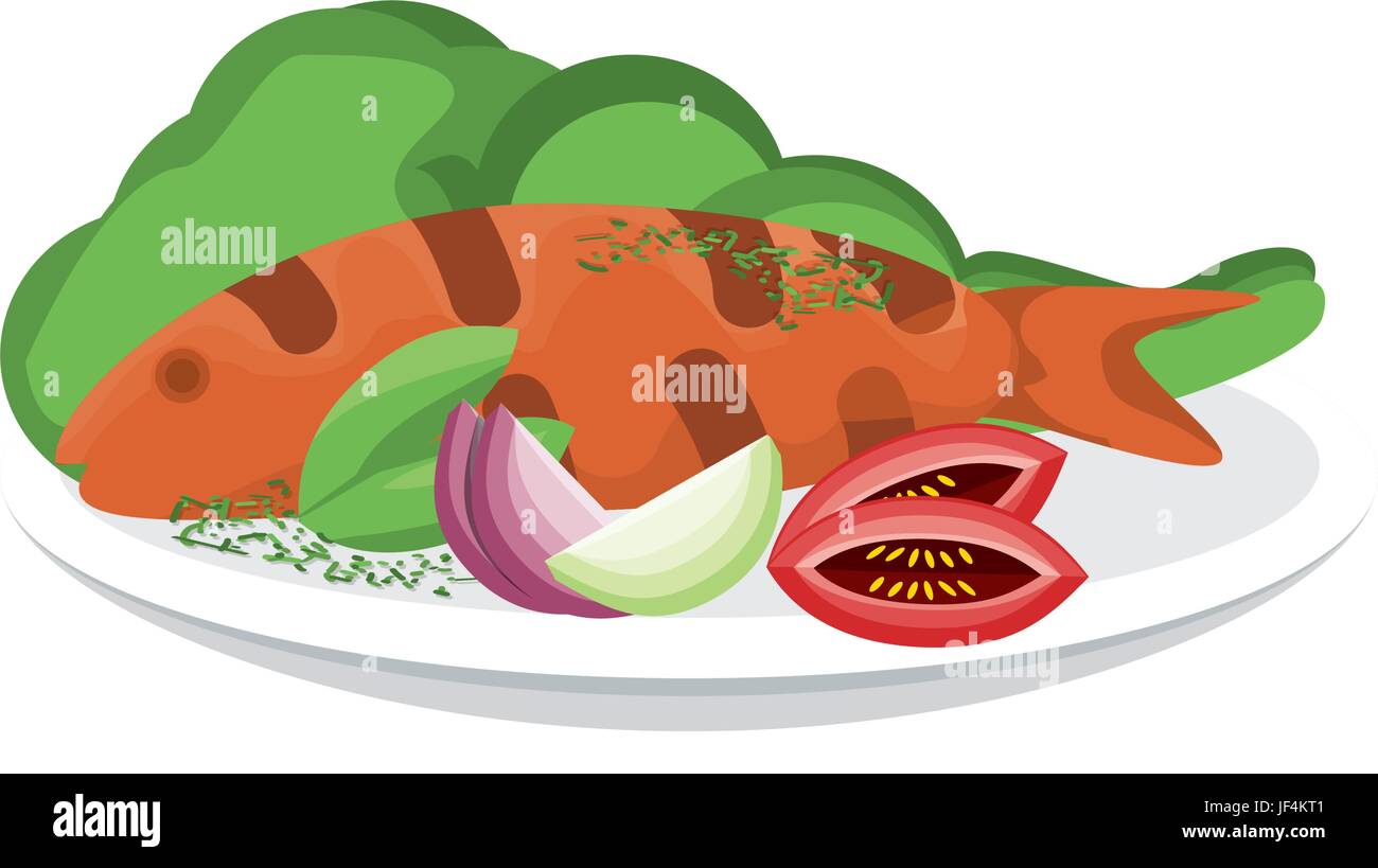 Delicious seafood restaurant Stock Vector Image & Art - Alamy