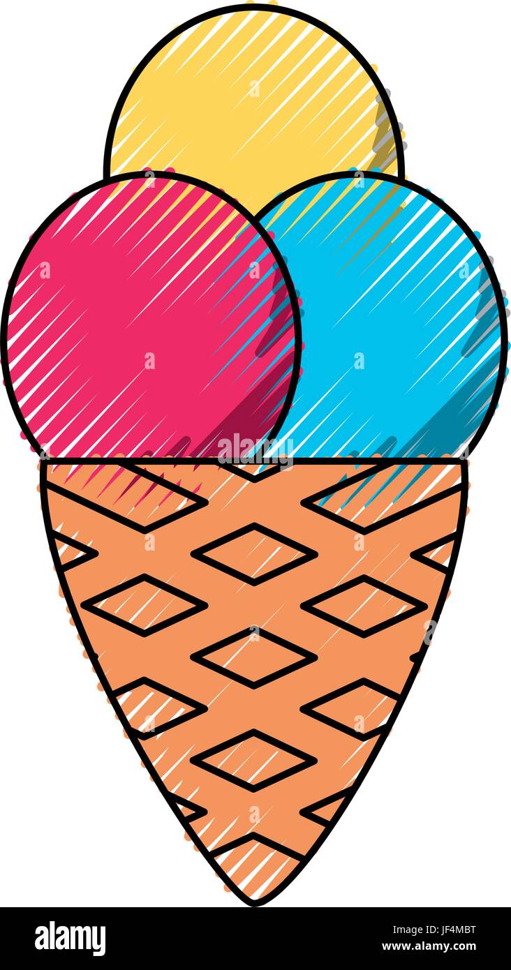 Delicious ice cream Stock Vector Image & Art - Alamy