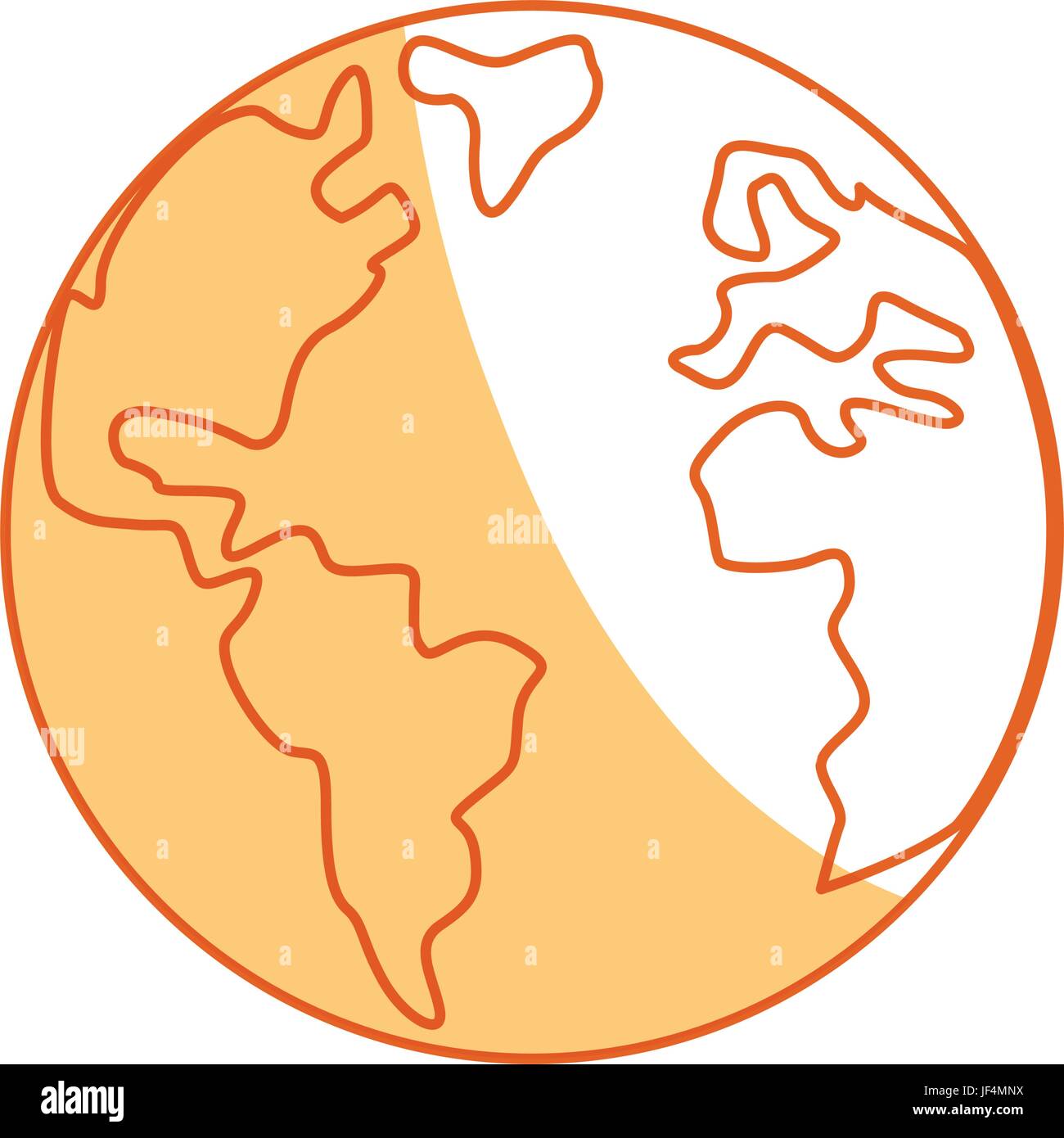 Planet earth isolated Stock Vector Image & Art - Alamy