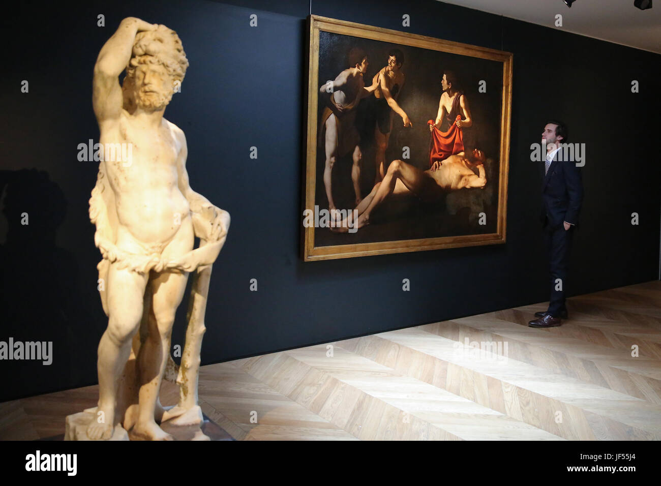 London, UK. 29th June, 2017. Paintings and sculptures on display at Colnaghi. London Art Week starts runs from 30 June to July 7 which will sees a range of art, from antiquities and Old Master paintings to work by renowned contemporary artists, from over 40 galleries on display. Credit: Dinendra Haria/Alamy Live News Stock Photo