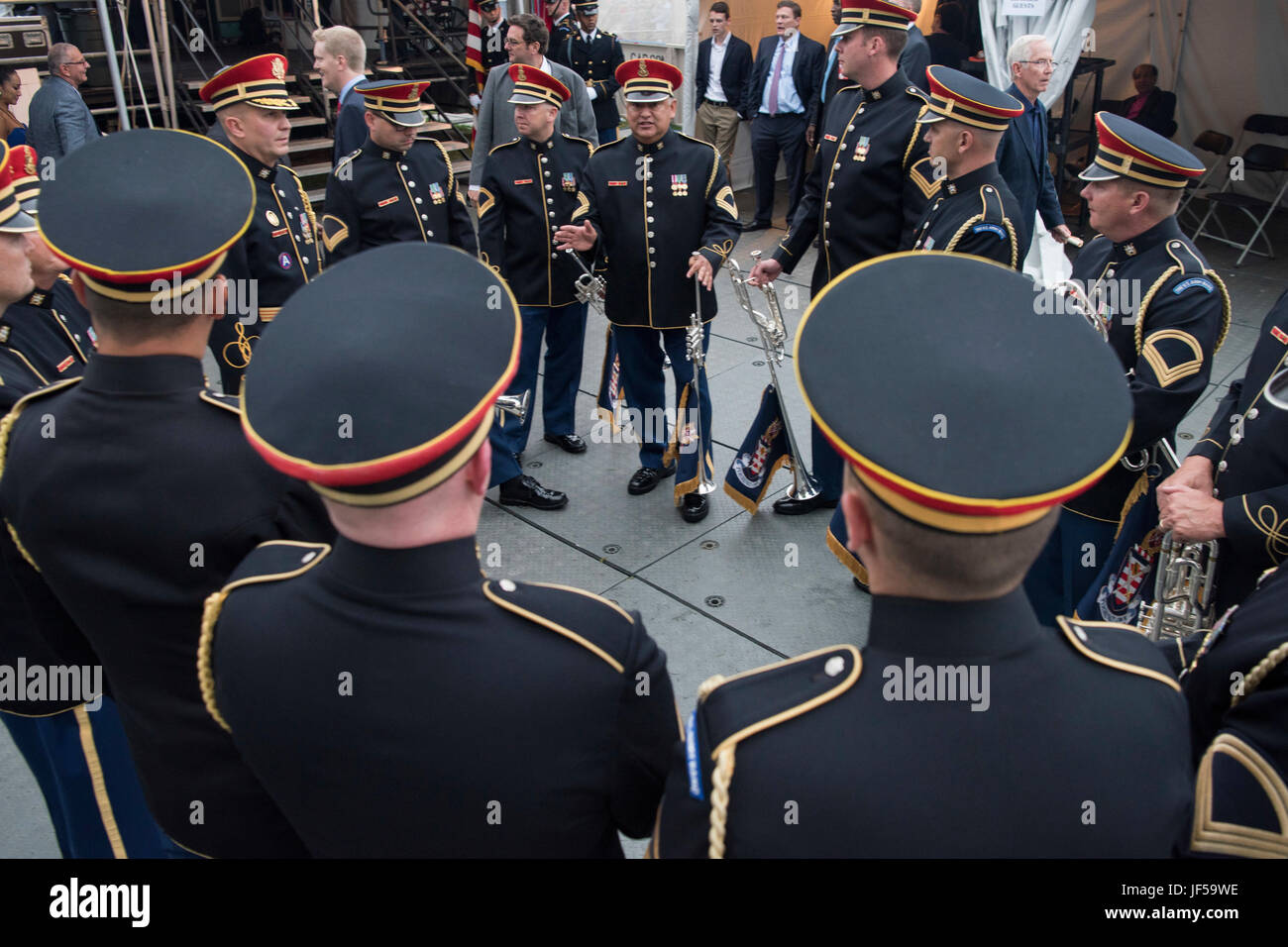 Marine Corps Gen. Joseph F. Dunford Jr., chairman of the Joint Chiefs of Staff, attends the National Memorial Day Concert at the west lawn of the U.S. Capitol, Washington, D.C., May 28, 2017. The concert’s mission is to unite the country in remembrance and appreciation of the fallen and to serve those who are grieving. (Dept. of Defense photo by Navy Petty Officer 2nd Class Dominique A. Pineiro/Released) Stock Photo