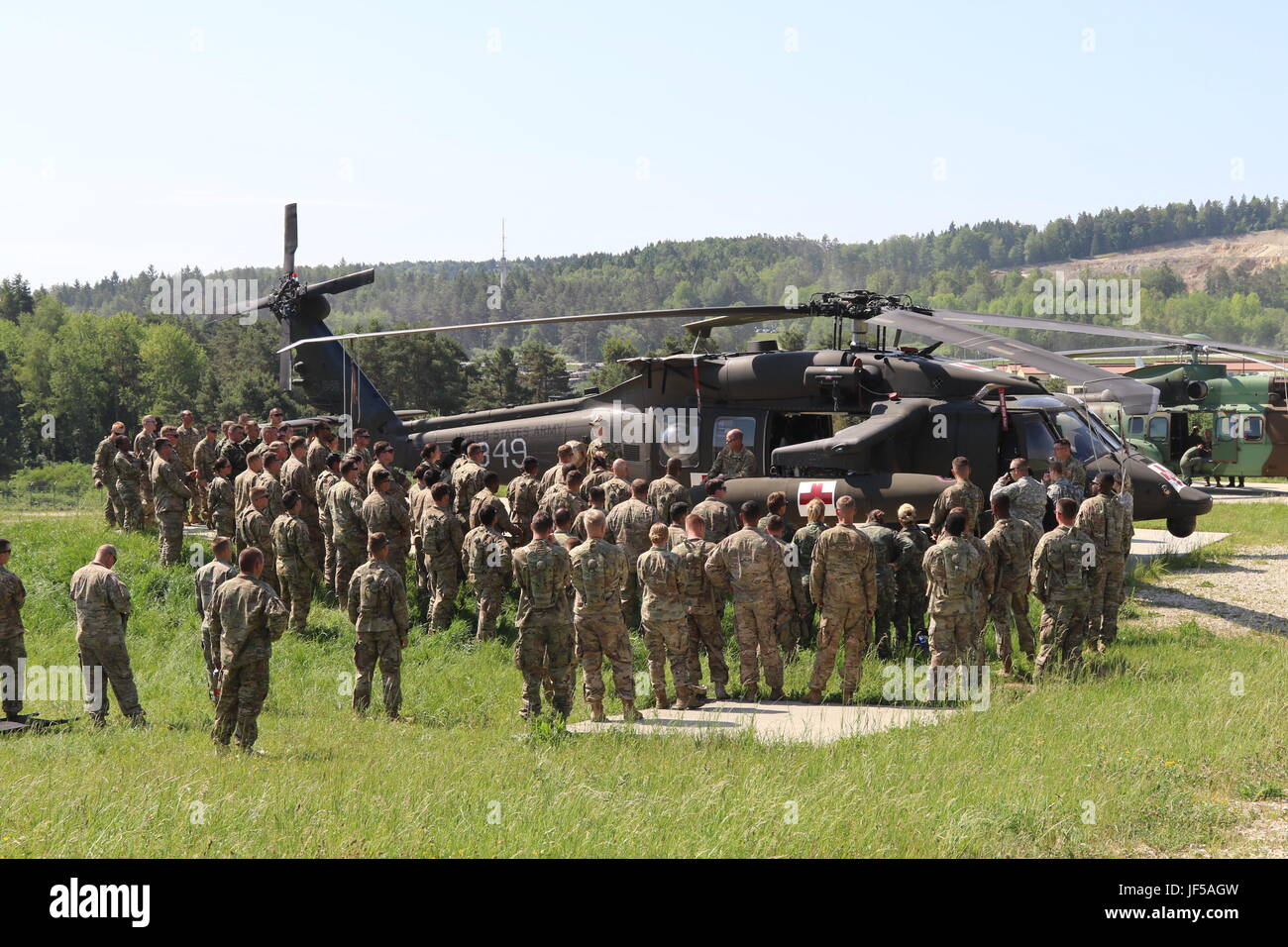 Combat medics from 1st Battalion, 501st Aviation Regiment, 1st Armored ...