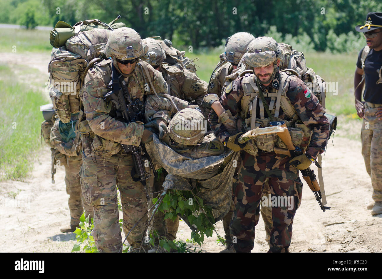 Apache Troop, 4th Squadron, 10th Cavalry Regiment conducts a spur ride ...