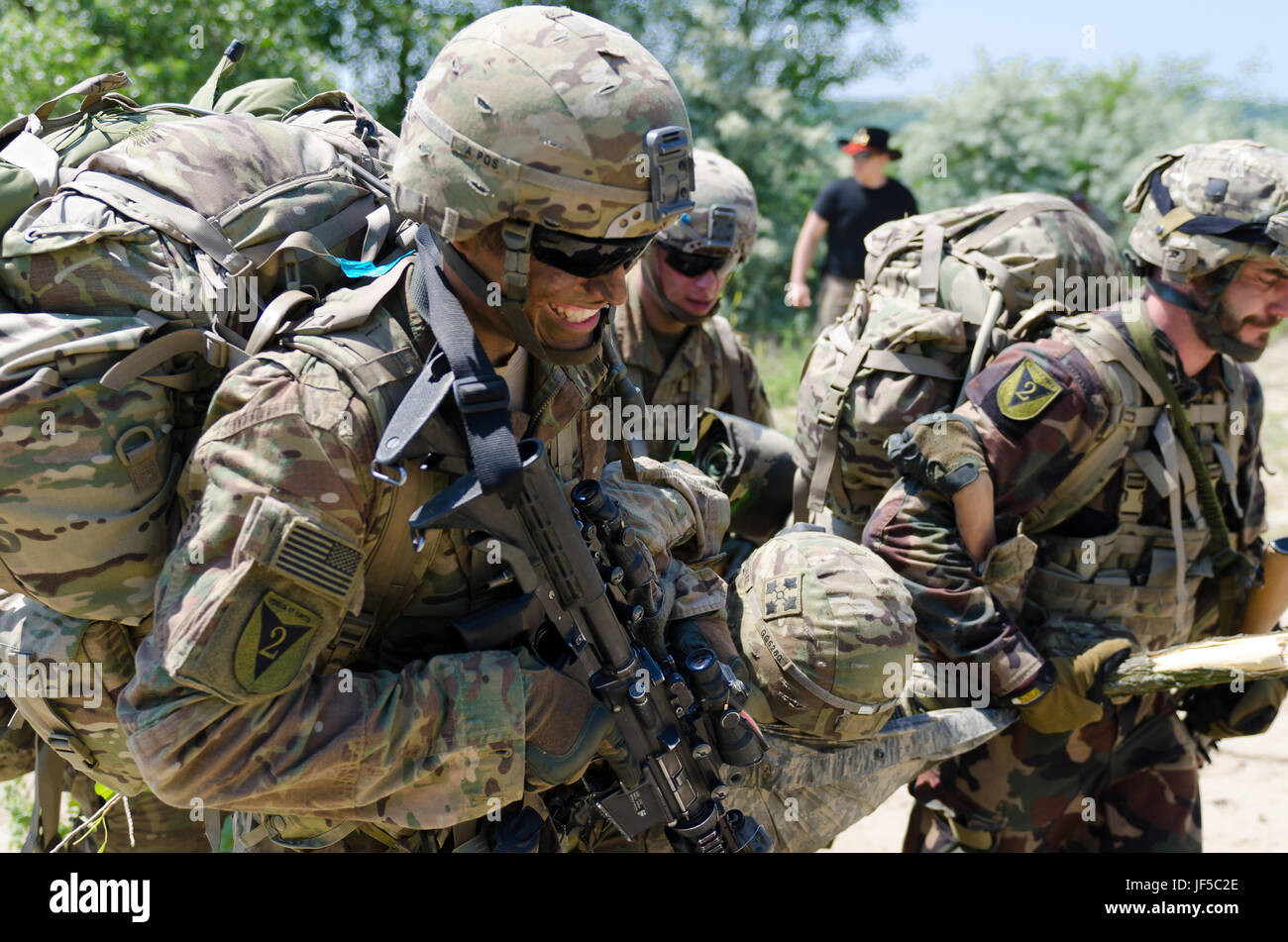 Apache Troop, 4th Squadron, 10th Cavalry Regiment conducts a spur ride