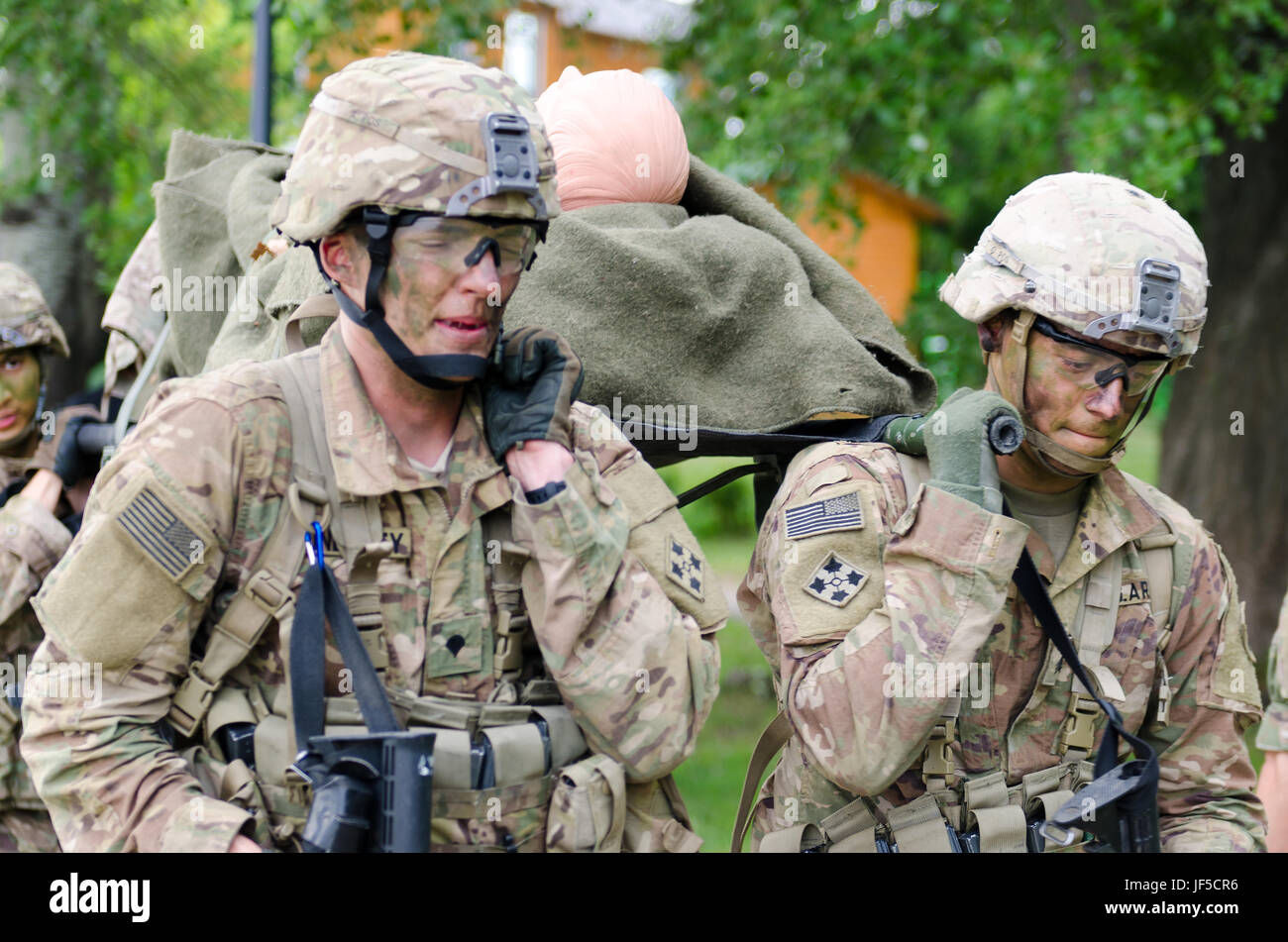 Apache Troop, 4th Squadron, 10th Cavalry Regiment conducts a spur ride ...