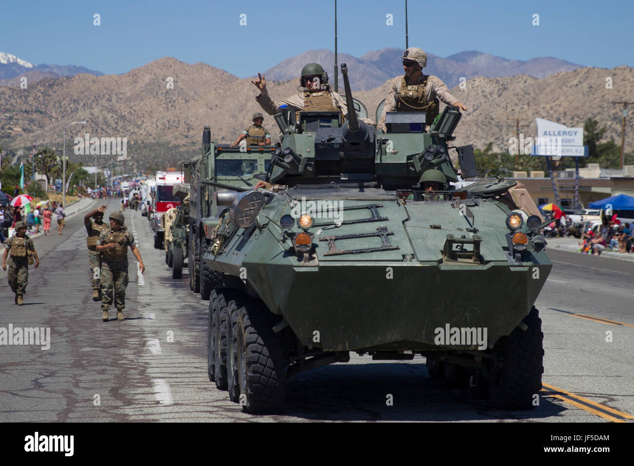 Marines with 3rd Light Armored Reconnaissance Battalion participate in