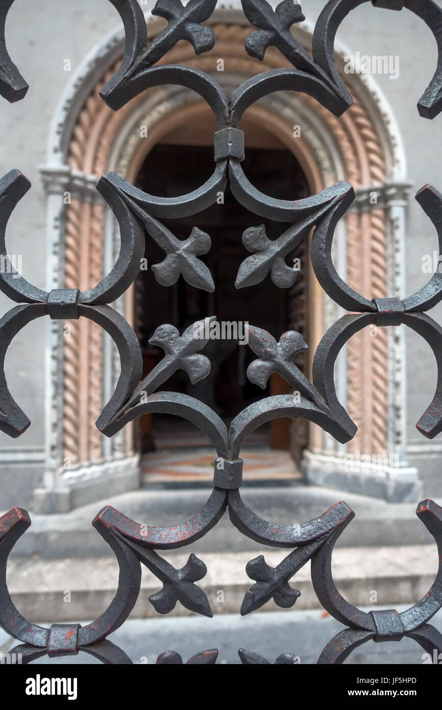 The baptistery of the santa maria maggiore basilica hi-res stock ...