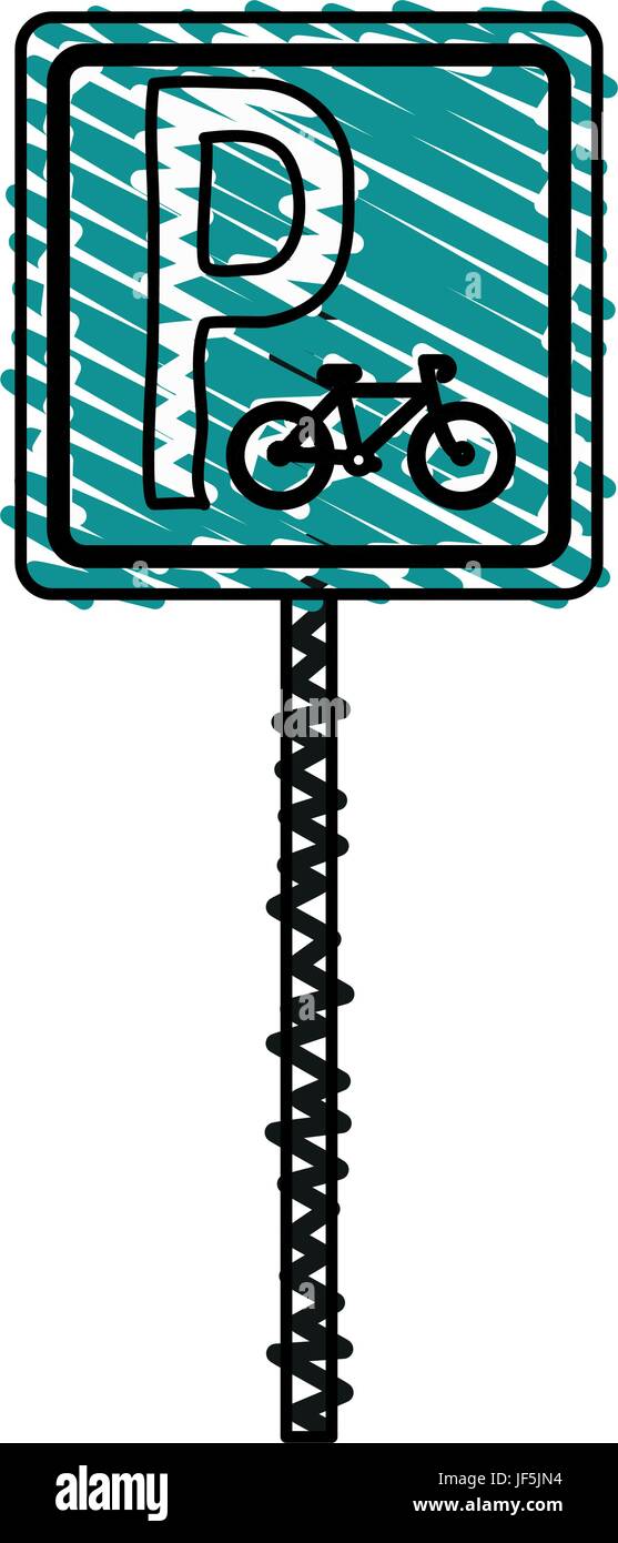 Bike parking sign Stock Vector Image & Art Alamy