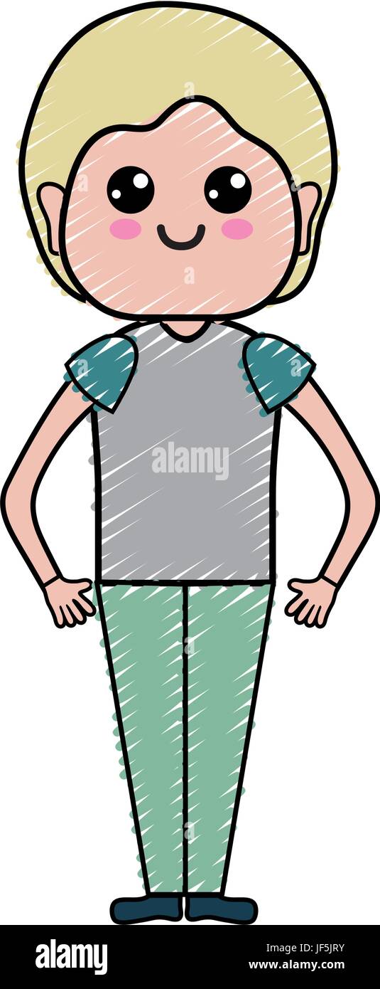 cute man with hairstyle design Stock Vector Image & Art - Alamy