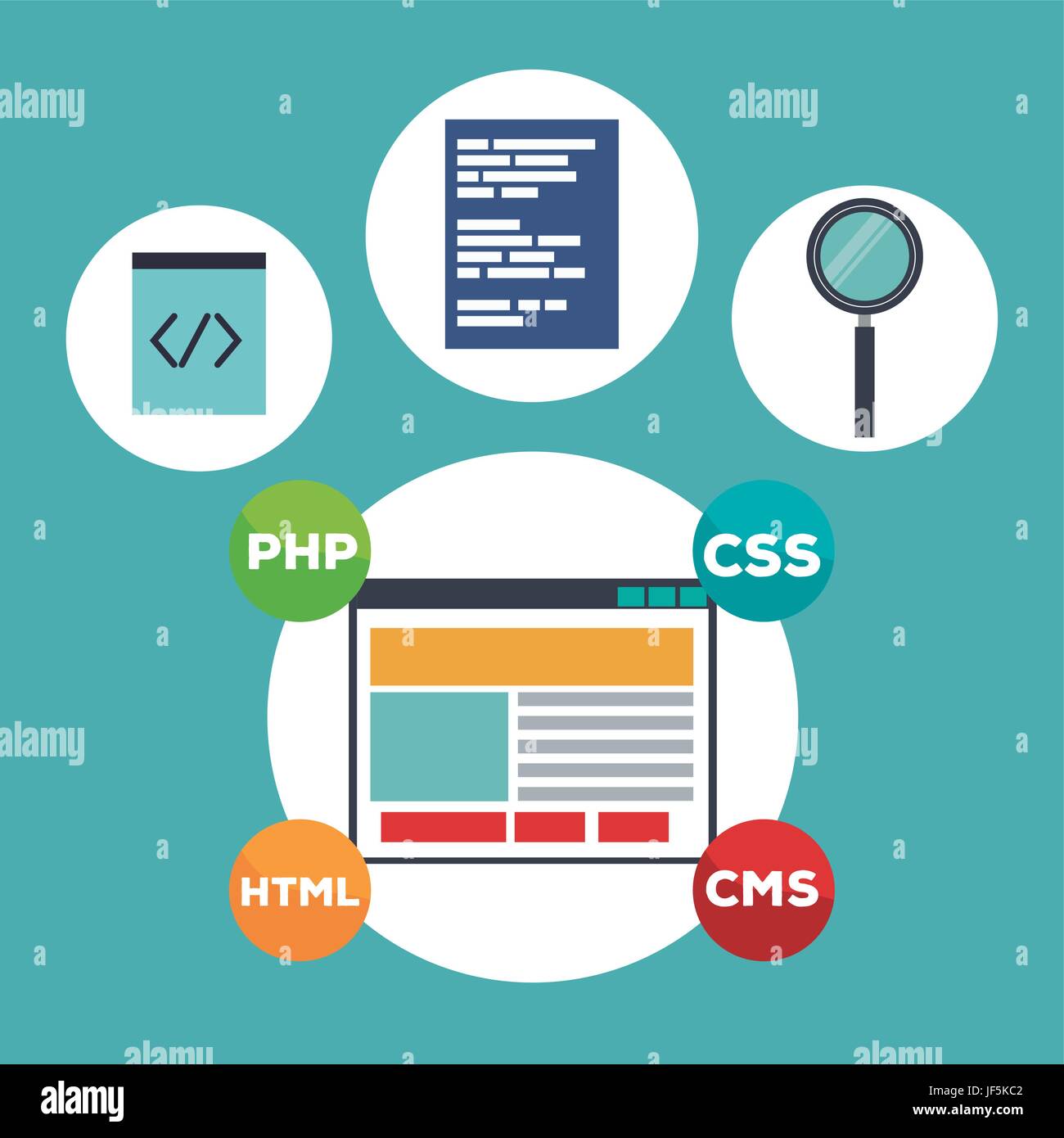 color background elements programming codes language Stock Vector Image ...