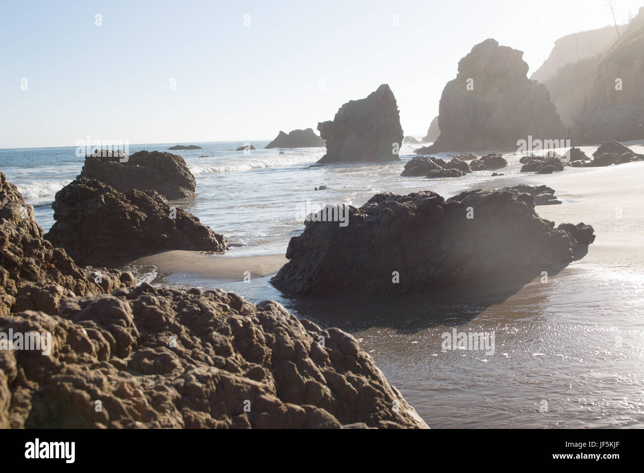 Malibu beach Stock Photo