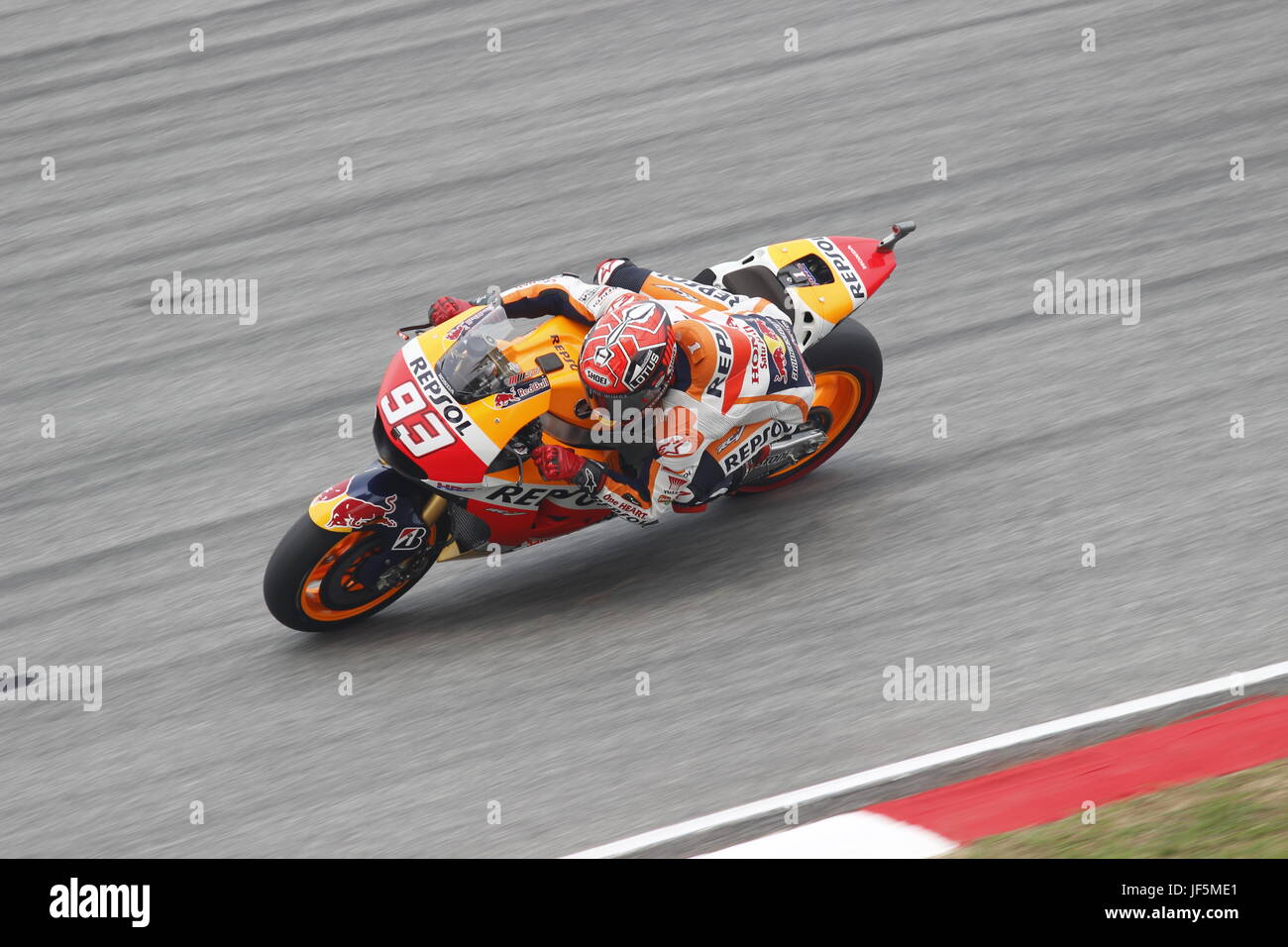 MotoGP 2015 motor sports bike racing driver Marc Marquez Stock Photo