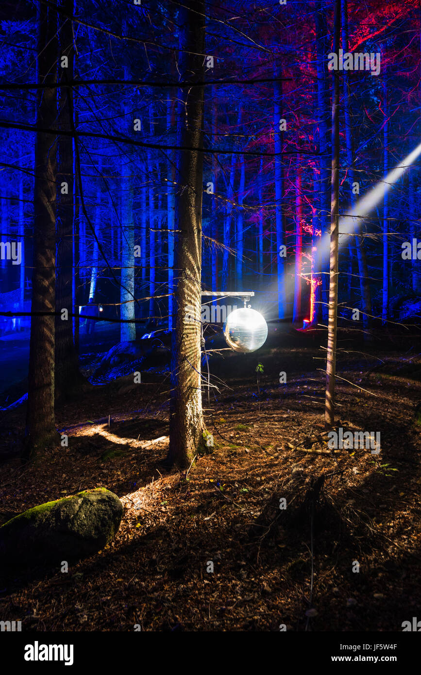Outside 2024 disco lights
