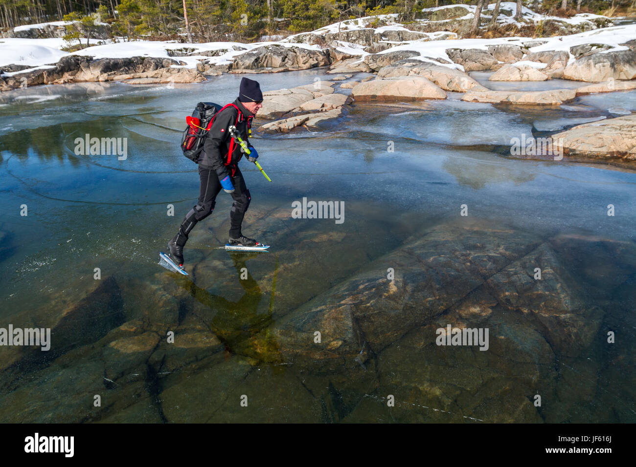 Long Distance Skate Man long-distance skating Stock Photo - Alamy