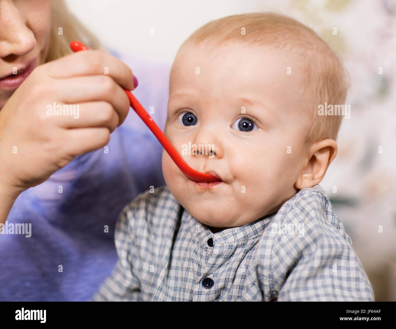 Mother Feeding Baby Boy Stock Photo Alamy mother-feeding-baby-boy-stock-photo-alamy