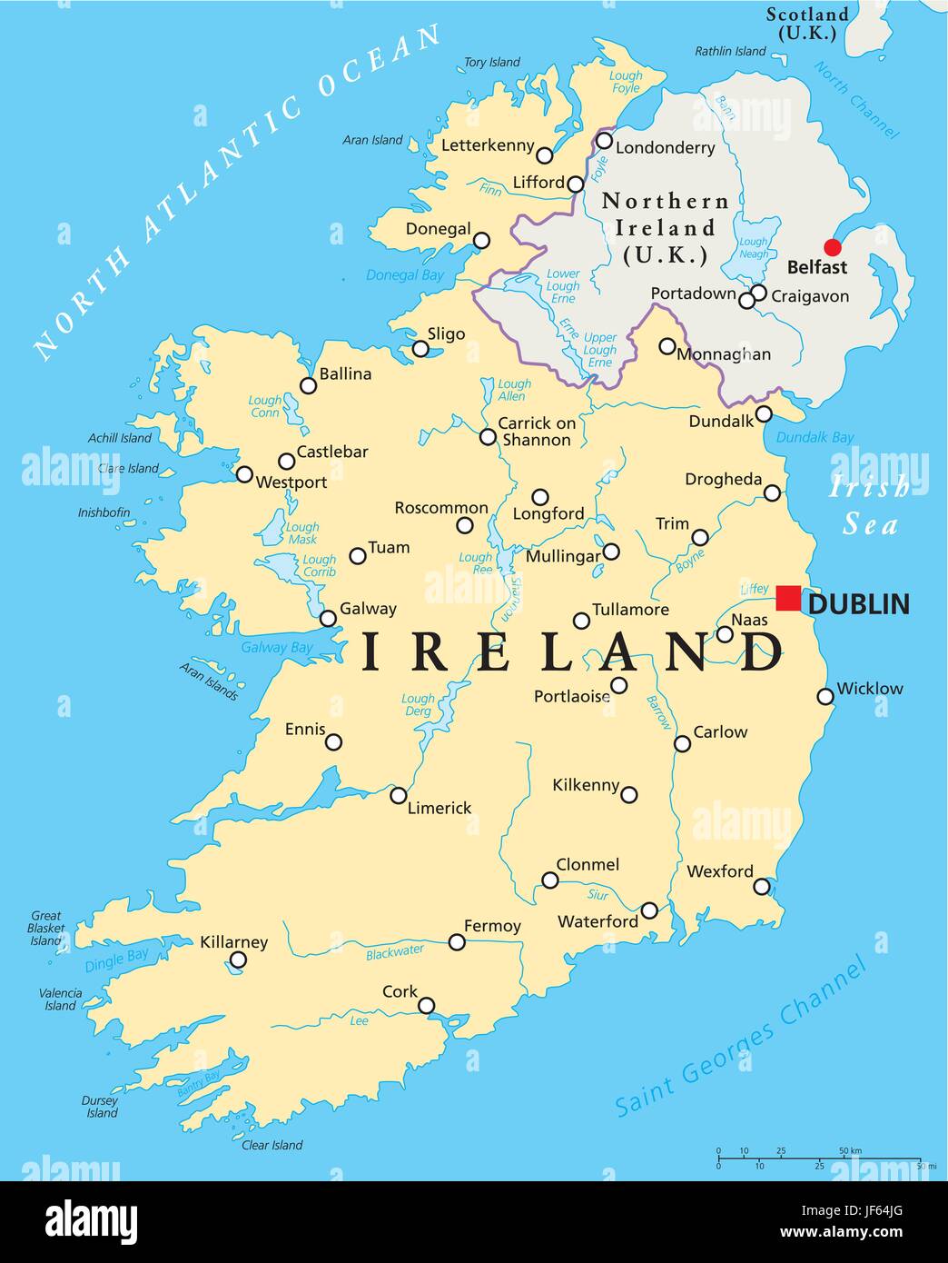 Ireland Map HD Political Map Of Ireland To Free Download 48 OFF