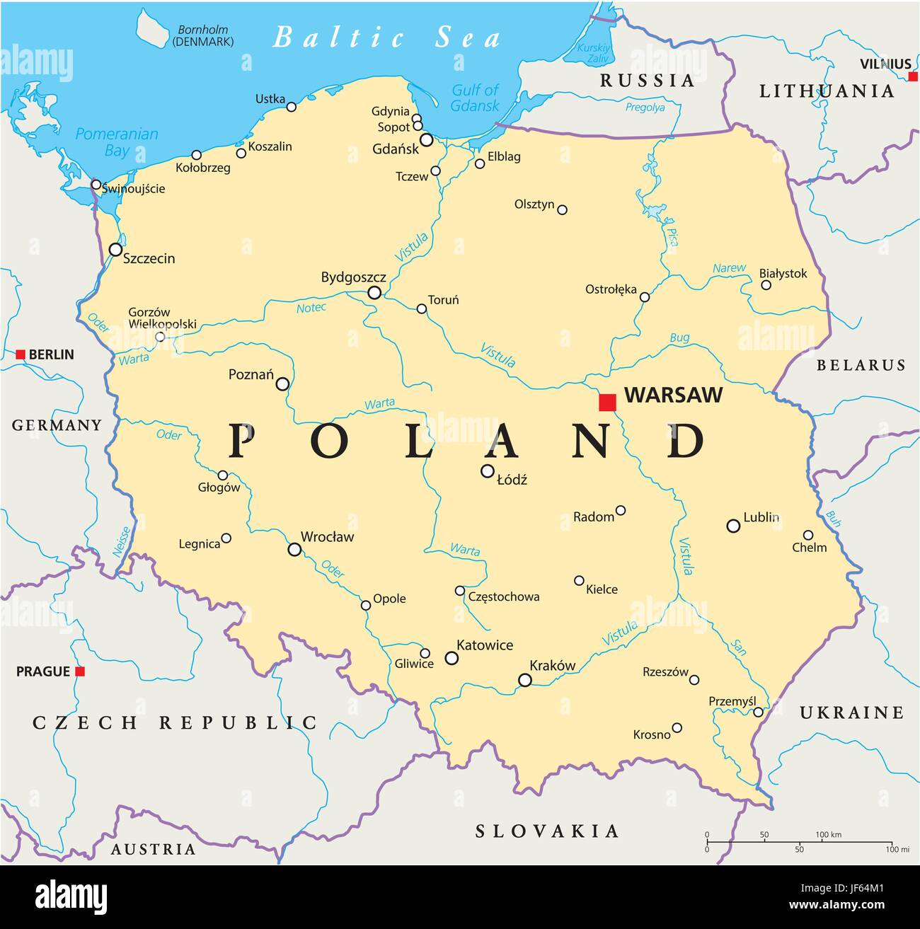 Poland Warsaw Map Atlas Map Of The World Krakow Travel