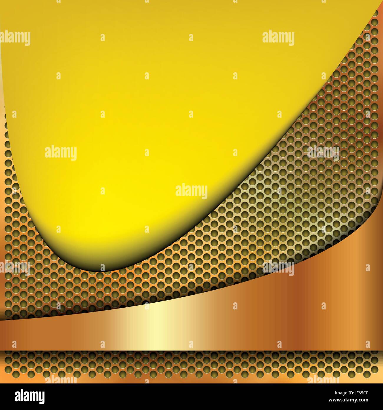 metal, dots, gradient, curve, gold, grating, grate, grid, grille, metal