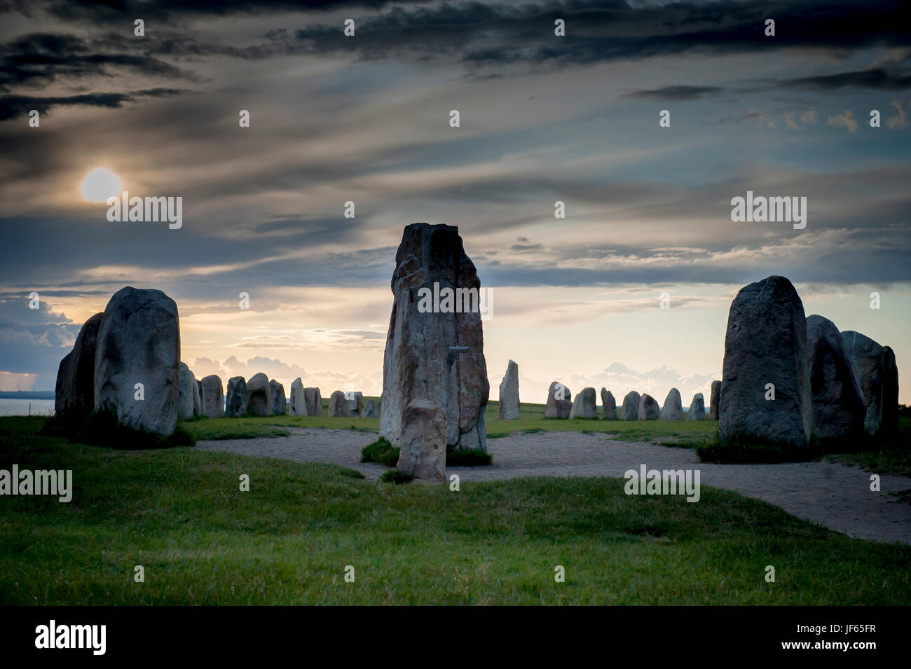 Standing stones at sunset hi-res stock photography and images - Alamy