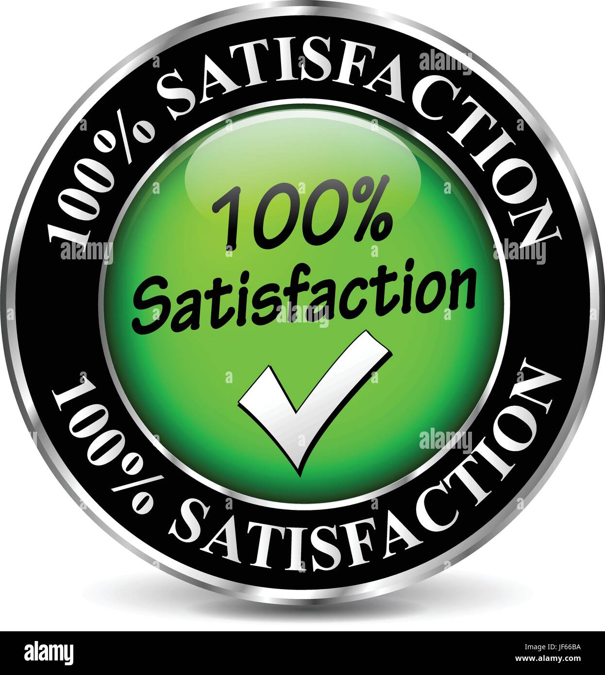 seal, icon, guarantee, guaranteed, satisfaction, customer, design, isolated, Stock Vector
