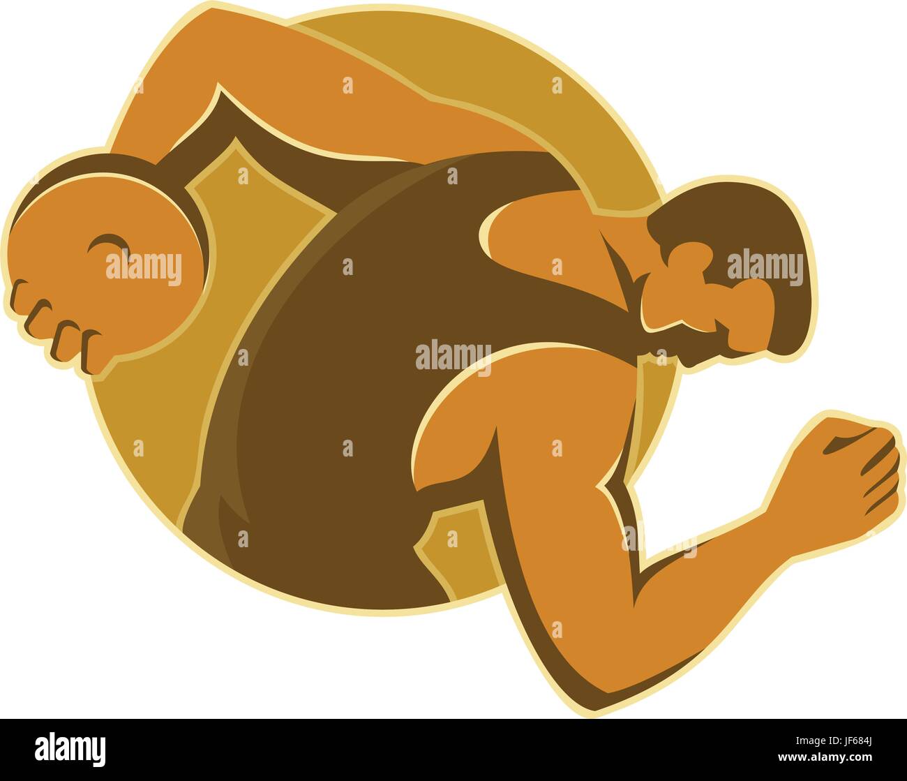 Discus thrower illustration Stock Vector Images - Alamy