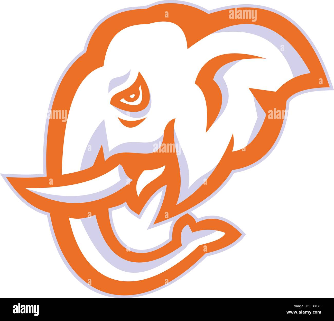 Elephant vectors hi-res stock photography and images - Alamy