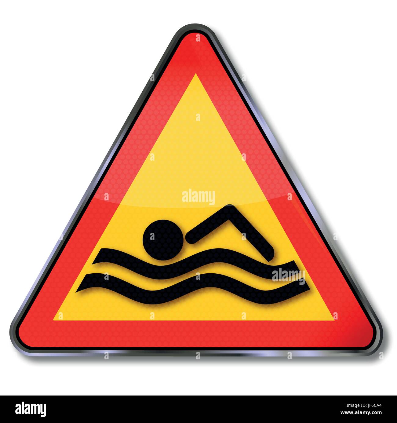 attention, lifeguard, supervision, abort, public baths, swimming pool, open air Stock Vector