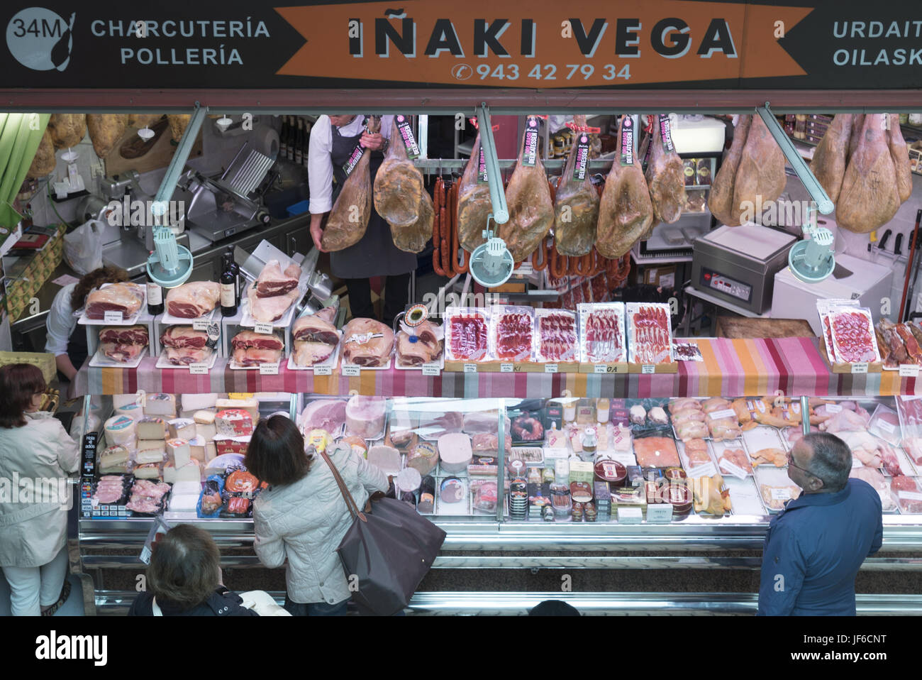 La Bretxa Market Stock Photo