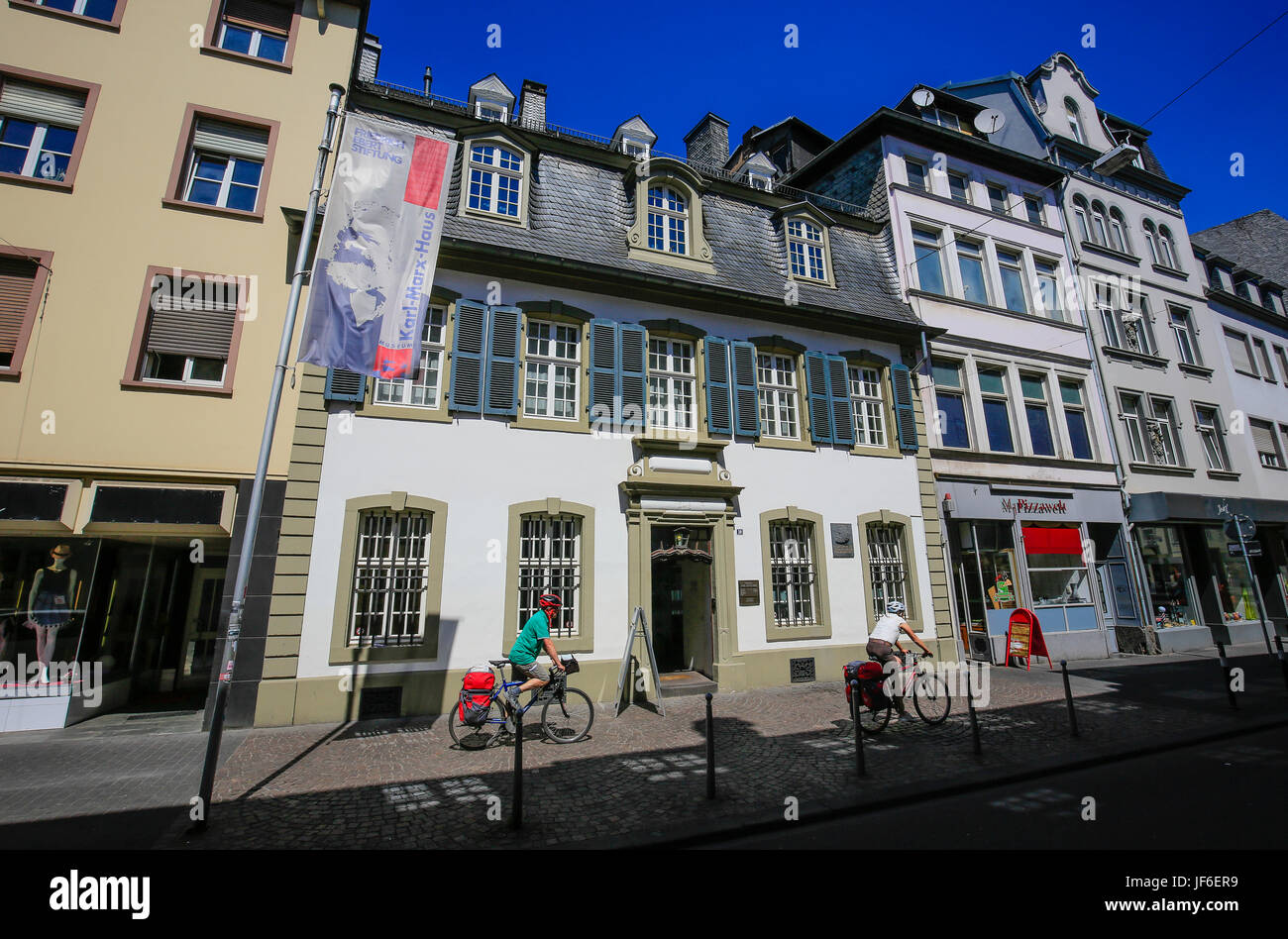 Karl-Marx-Haus, Museum, birthplace of Karl Marx, Trier, Rhineland-Palatinate, Germany, Europe, Museum, Karl-Marx-Haus, Geburtshaus von Karl Marx, Trie Stock Photo