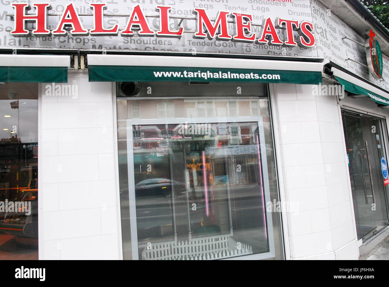 Halal butcher Stock Photo Alamy