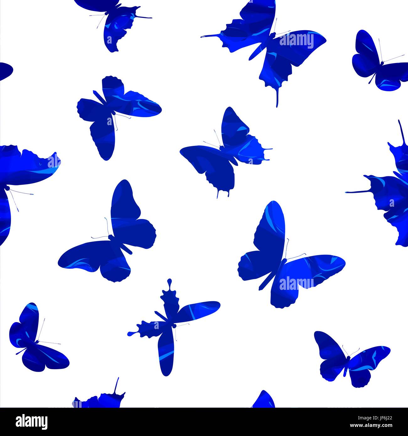 Seamless pattern with butterflies Stock Vector Image & Art - Alamy