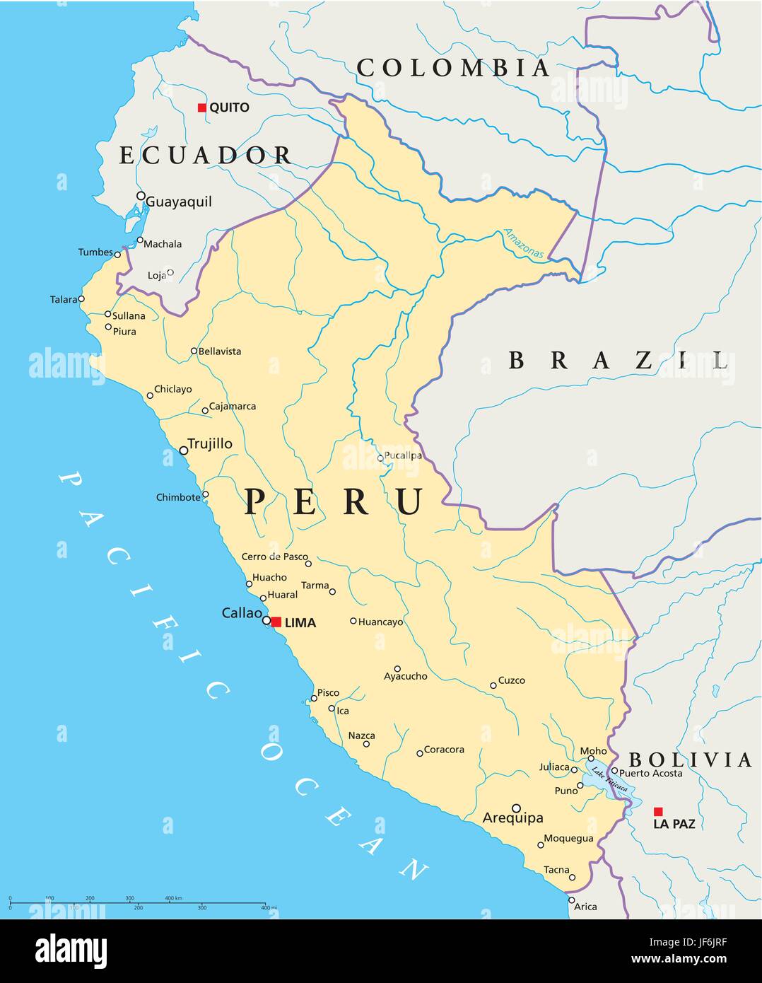Peru map hi-res stock photography and images - Alamy