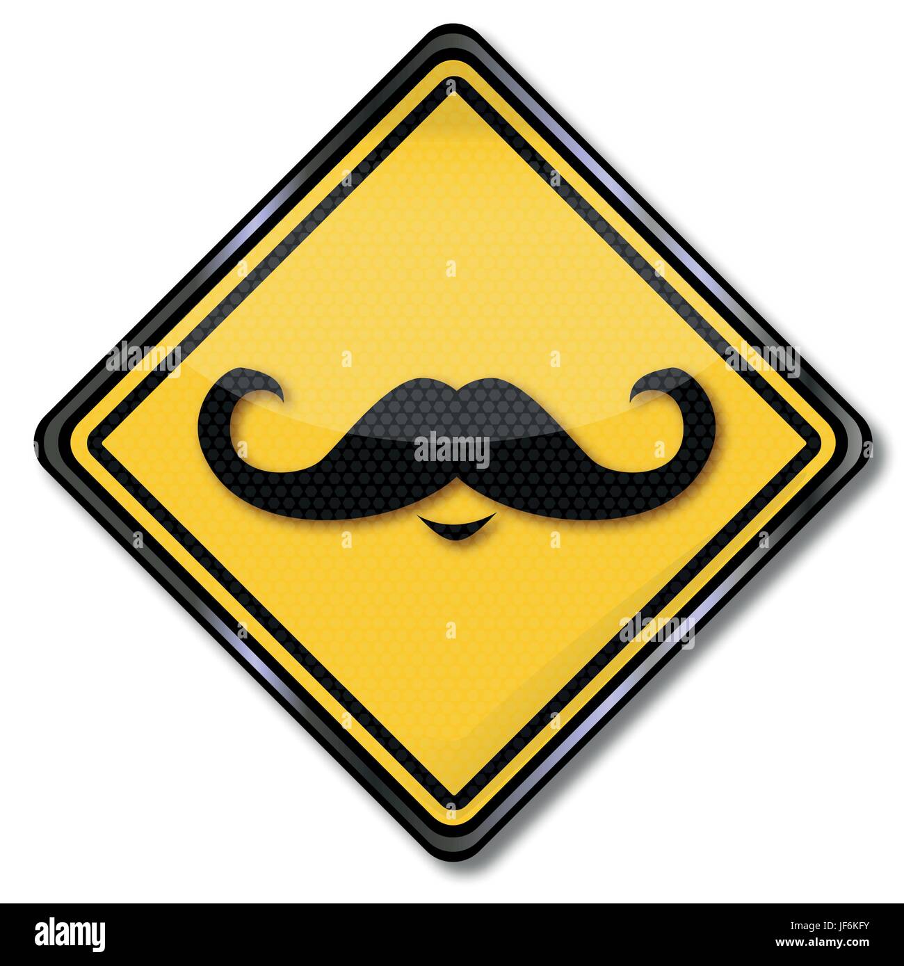 sign with beard and mustache Stock Vector Image & Art Alamy