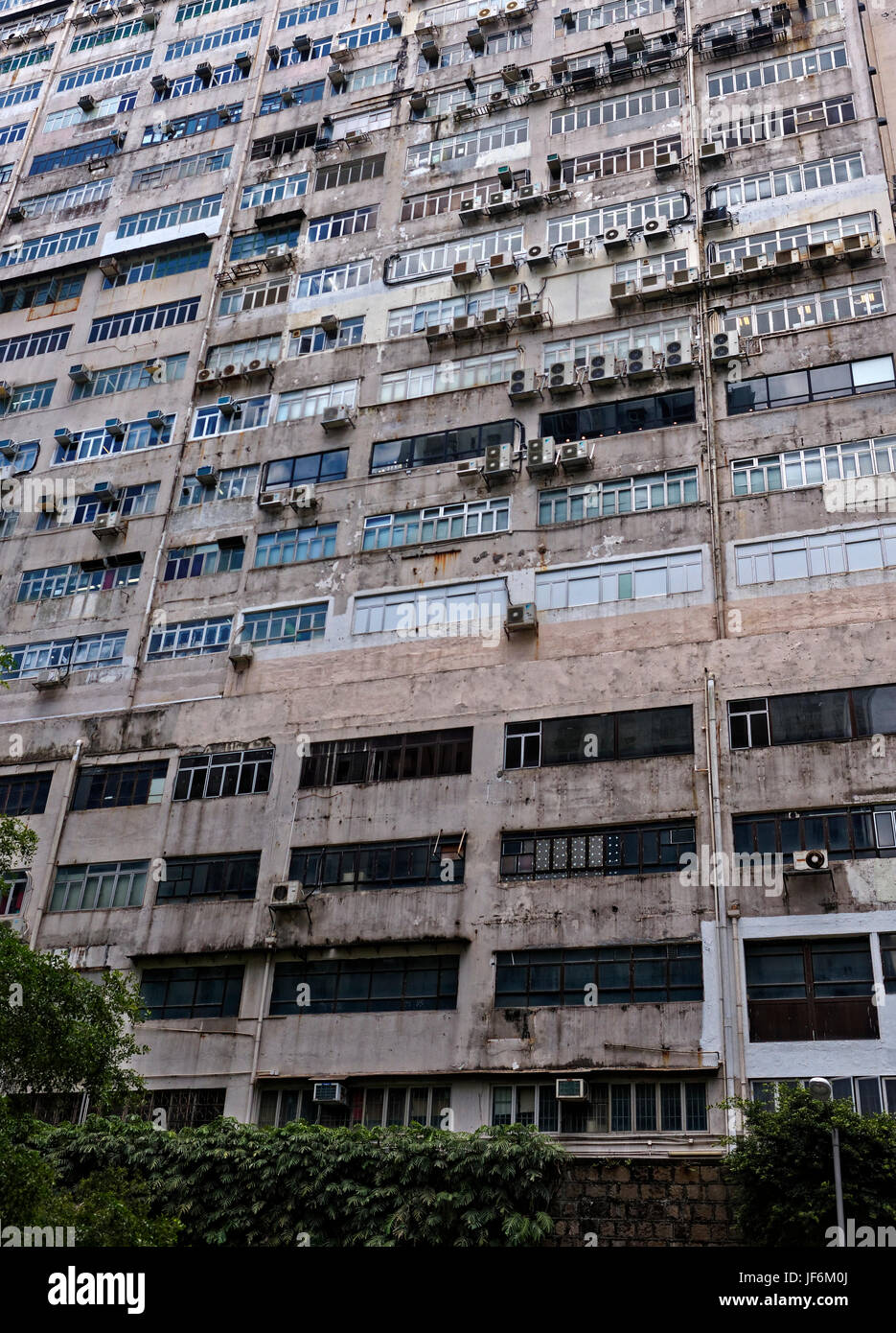 The crowded accommodation of Hong Kong Stock Photo