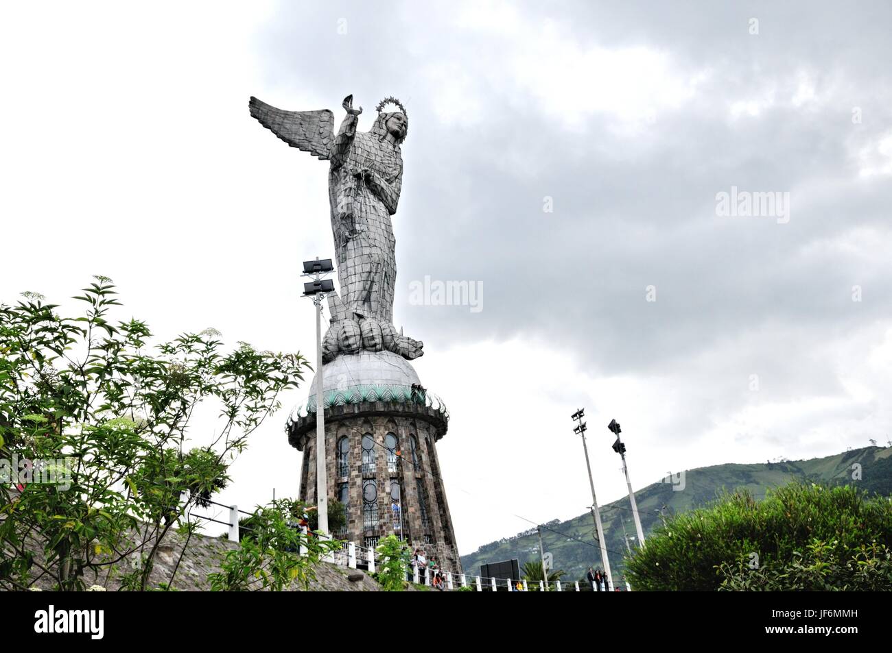 Virgen de Quito Ecuador Stock Photo