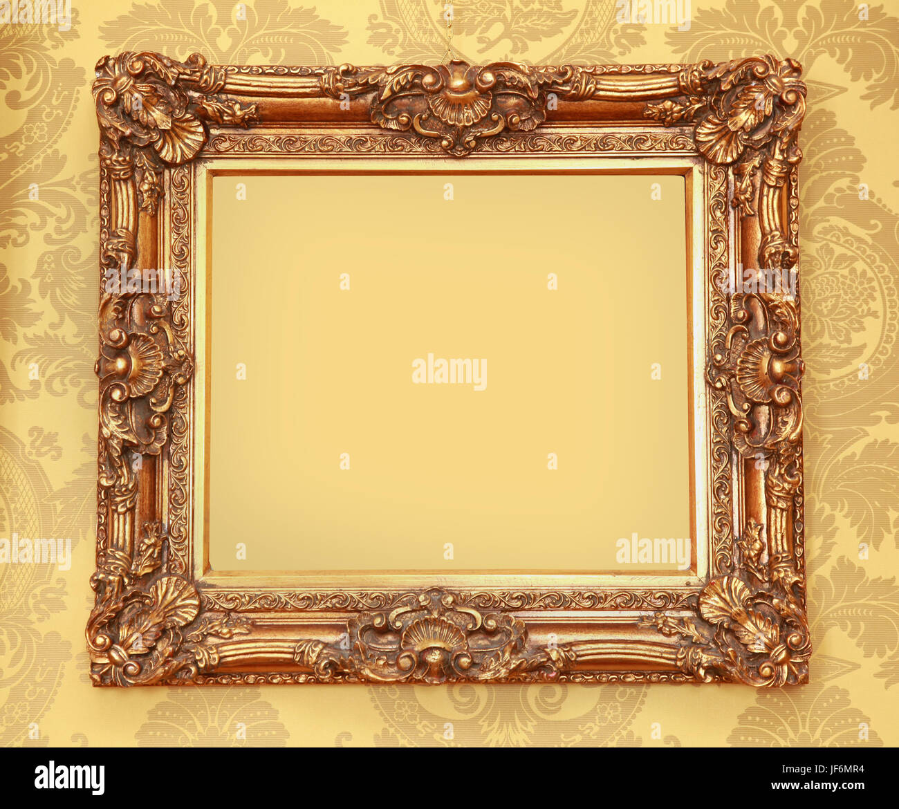 Gold Baroque frame Stock Photo - Alamy