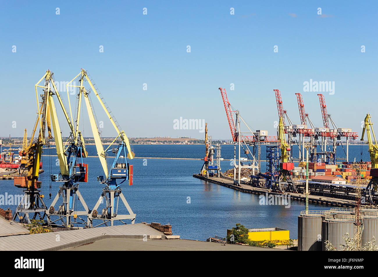 Commercial Sea Port in Odessa, Ukraine Stock Photo - Alamy