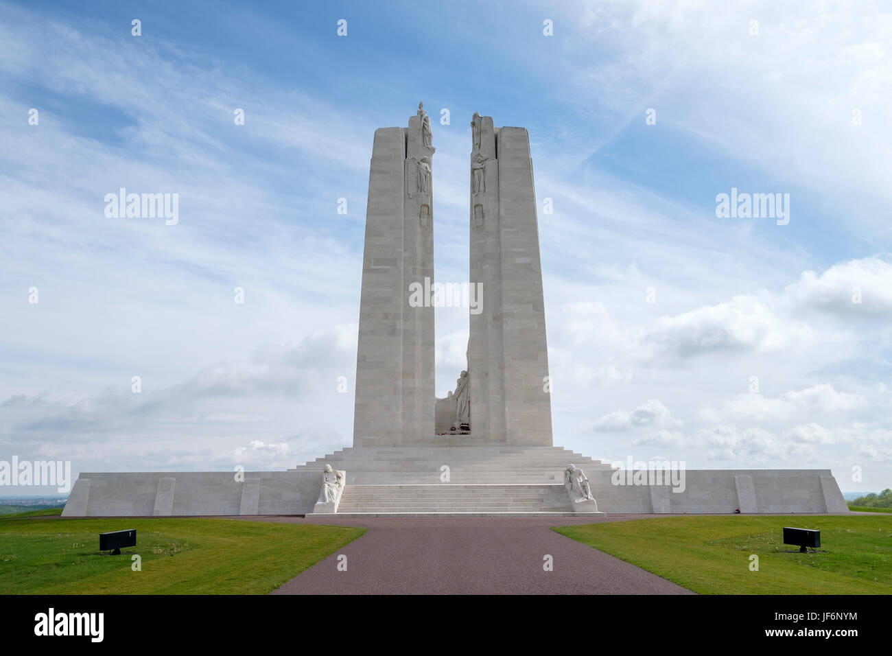 The Canadian National Vimy Memorial, France Stock Photo